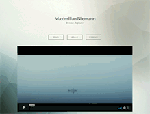 Tablet Screenshot of maximilianniemann.com